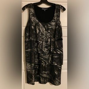 Addition Elle Black silver Sparkly Sleeve less Tank top 1x plus